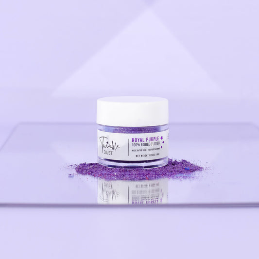 Royal Purple Edible Glitter