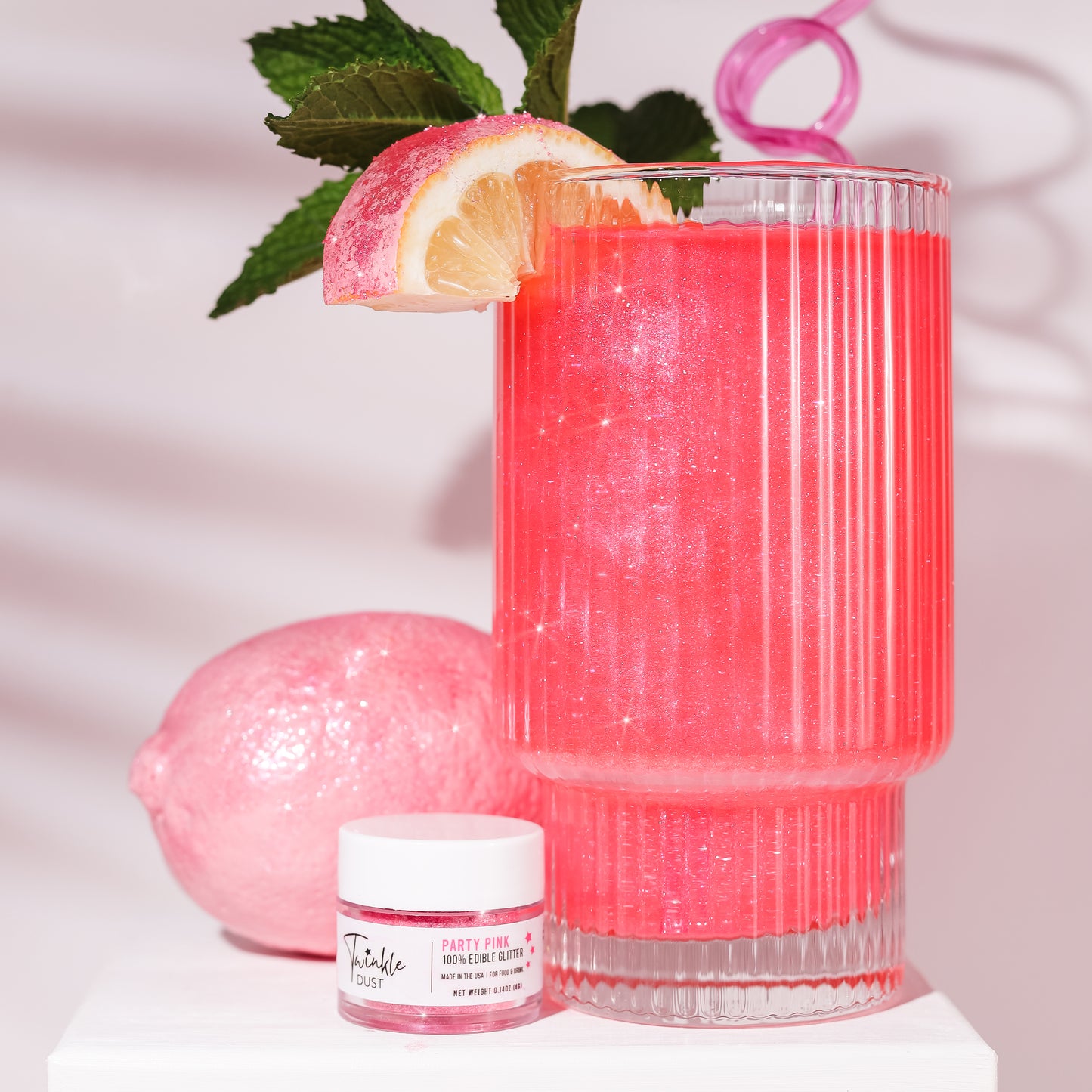 Party Pink Edible Glitter