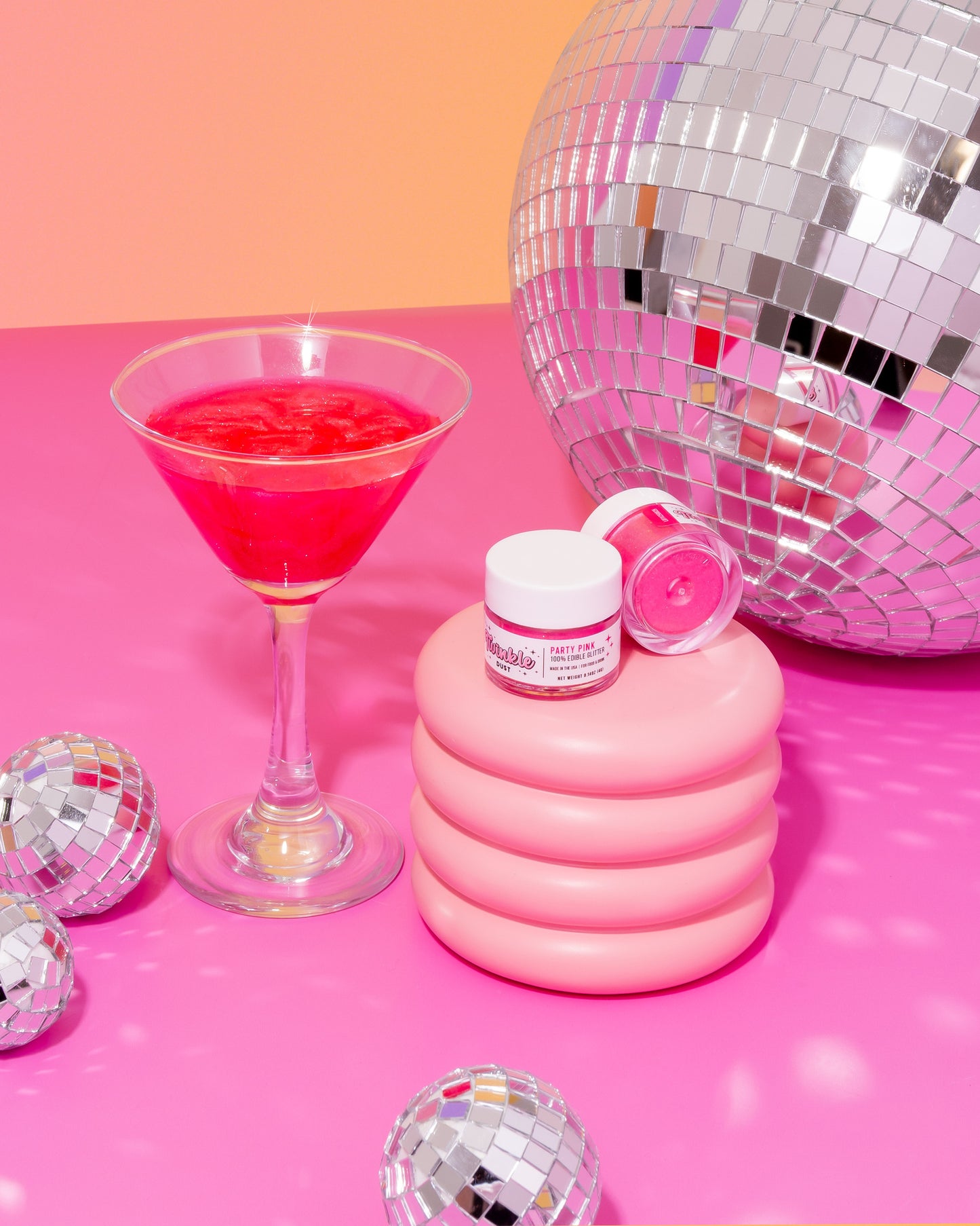 Party Pink Edible Glitter