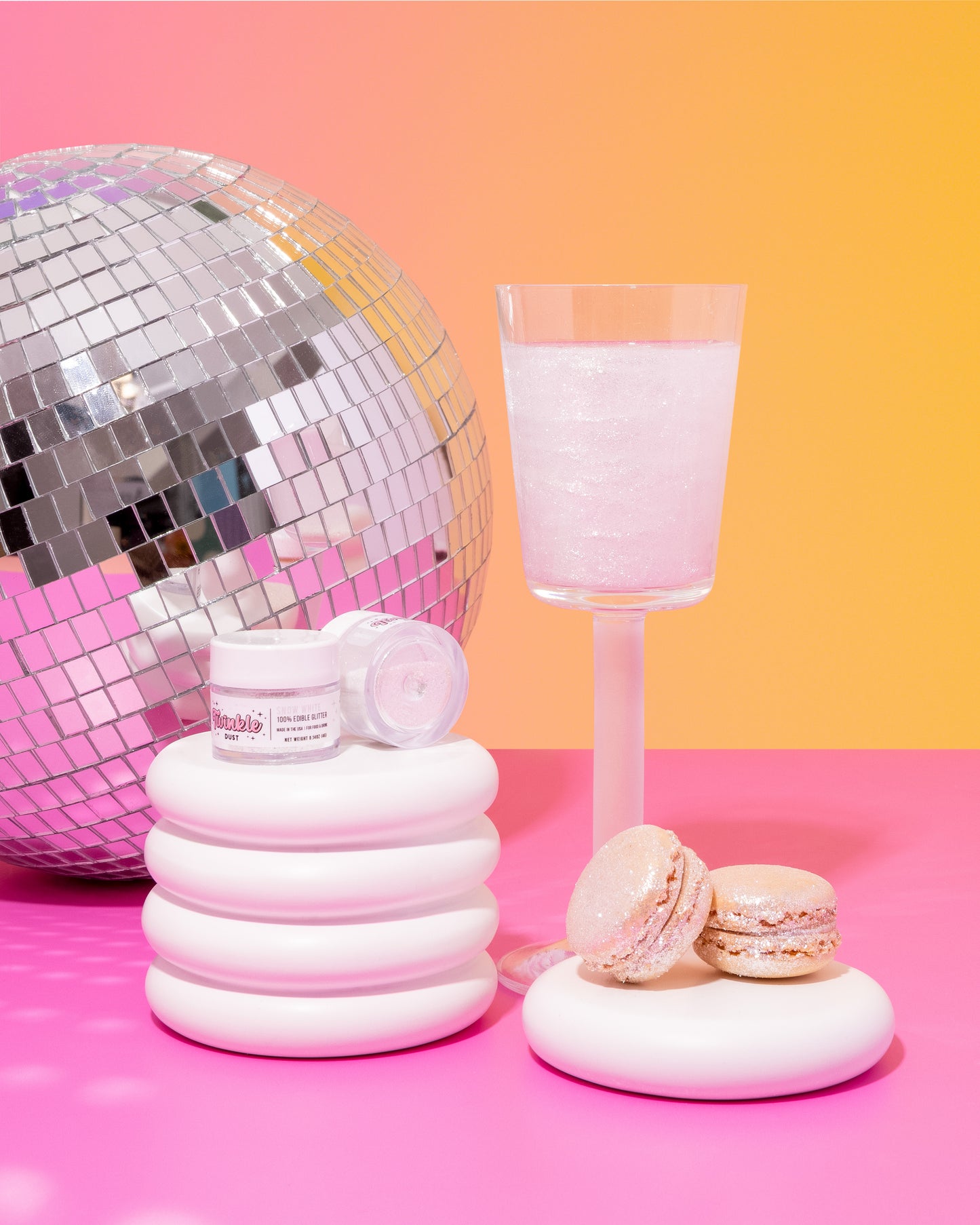 Snow White Edible Glitter