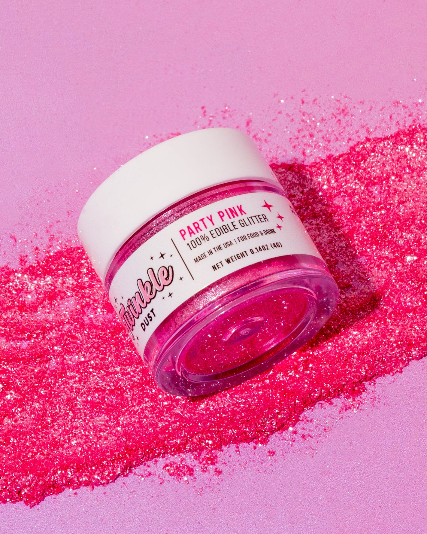 Party Pink Edible Glitter