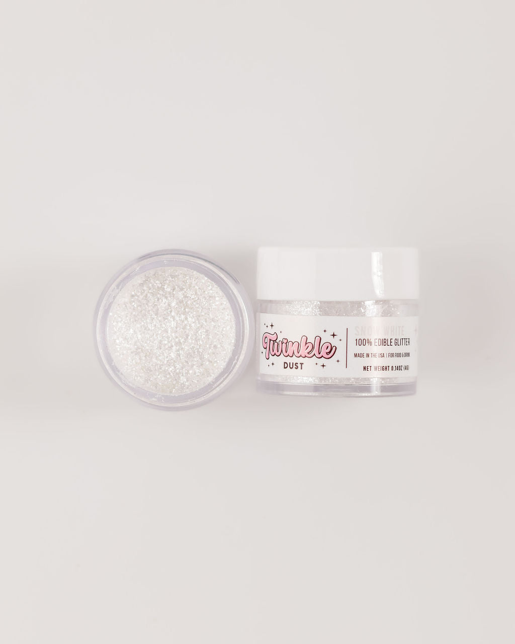 Snow White Edible Glitter
