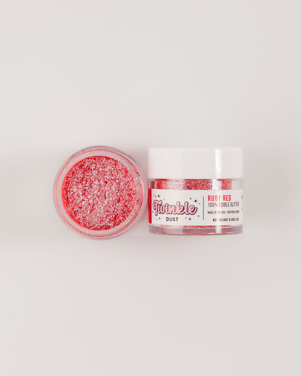 Ruby Red Edible Glitter
