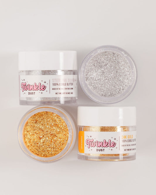 Metallic Duo Edible Glitter Set