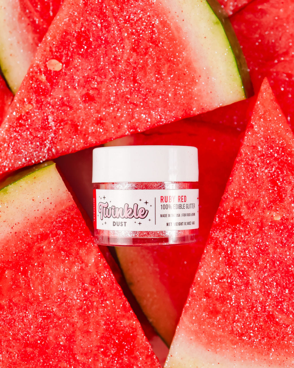 Ruby Red Edible Glitter