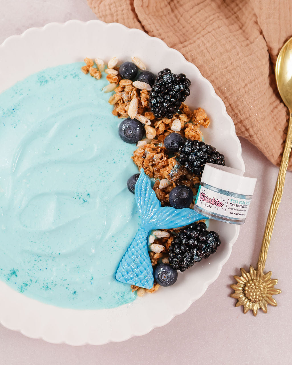 Bora Bora Blue Edible Glitter